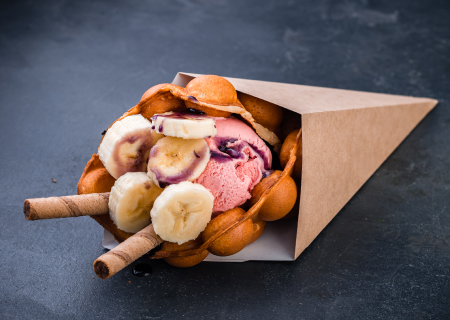 Гонконгская вафля Банан