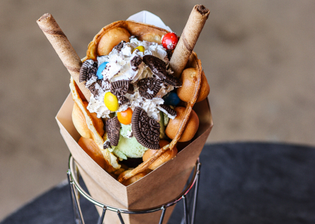 Гонконгская вафля Фисташка