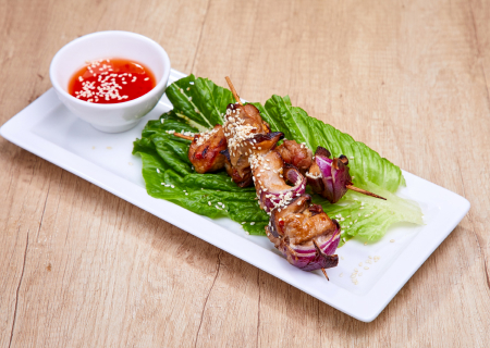 Шашлык свиной из шеи с розмарином