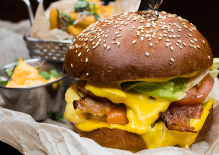 Бургеры, сэндвичи и вафли